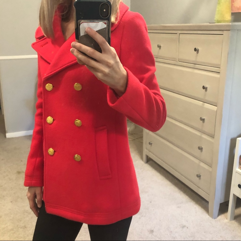 J. Crew NWOT wool pea coat